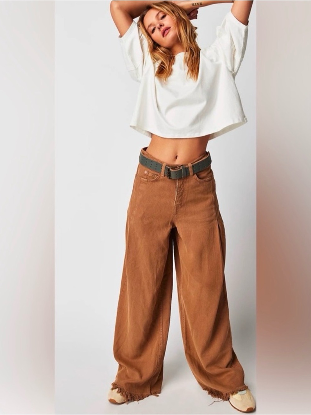 We The Free old west slouchy wide leg pants